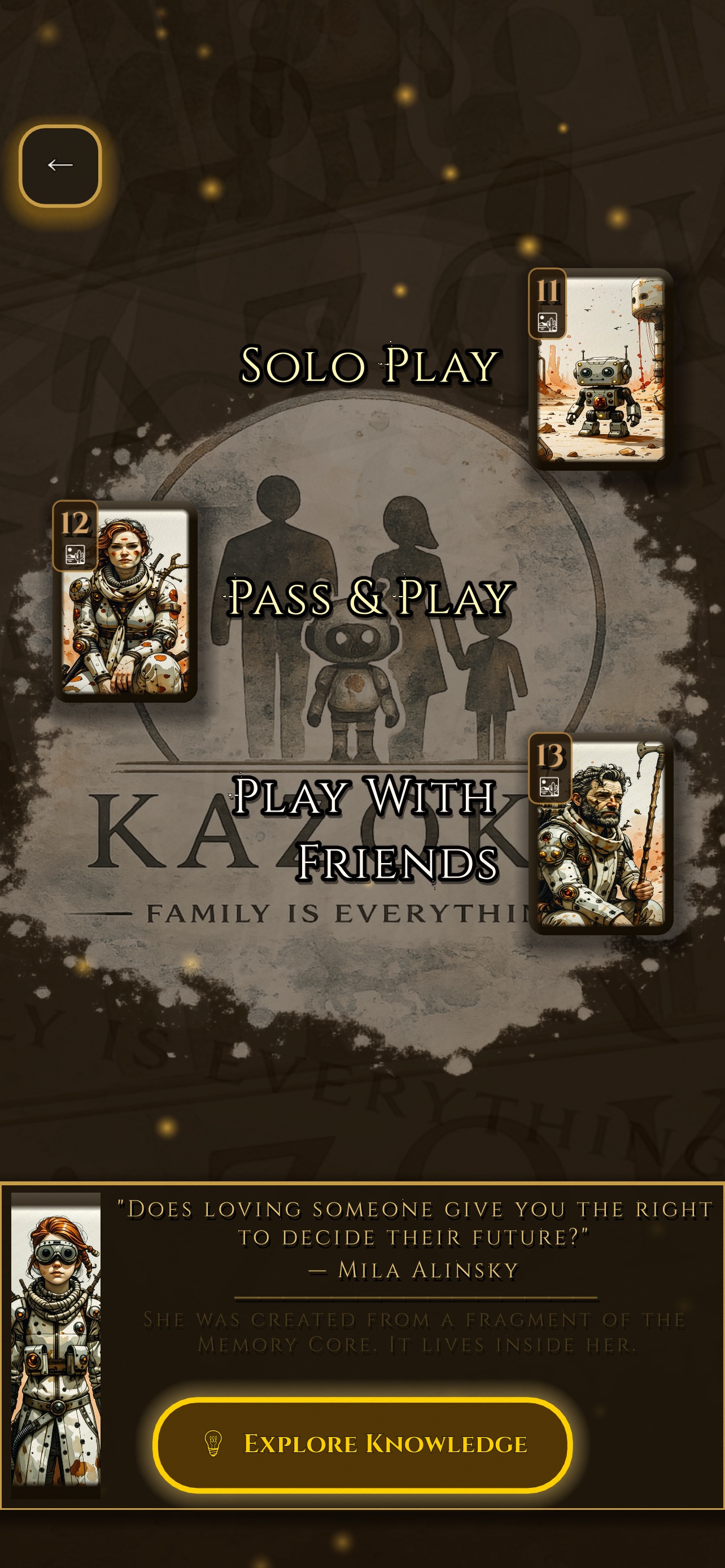 Kazoku desert theme