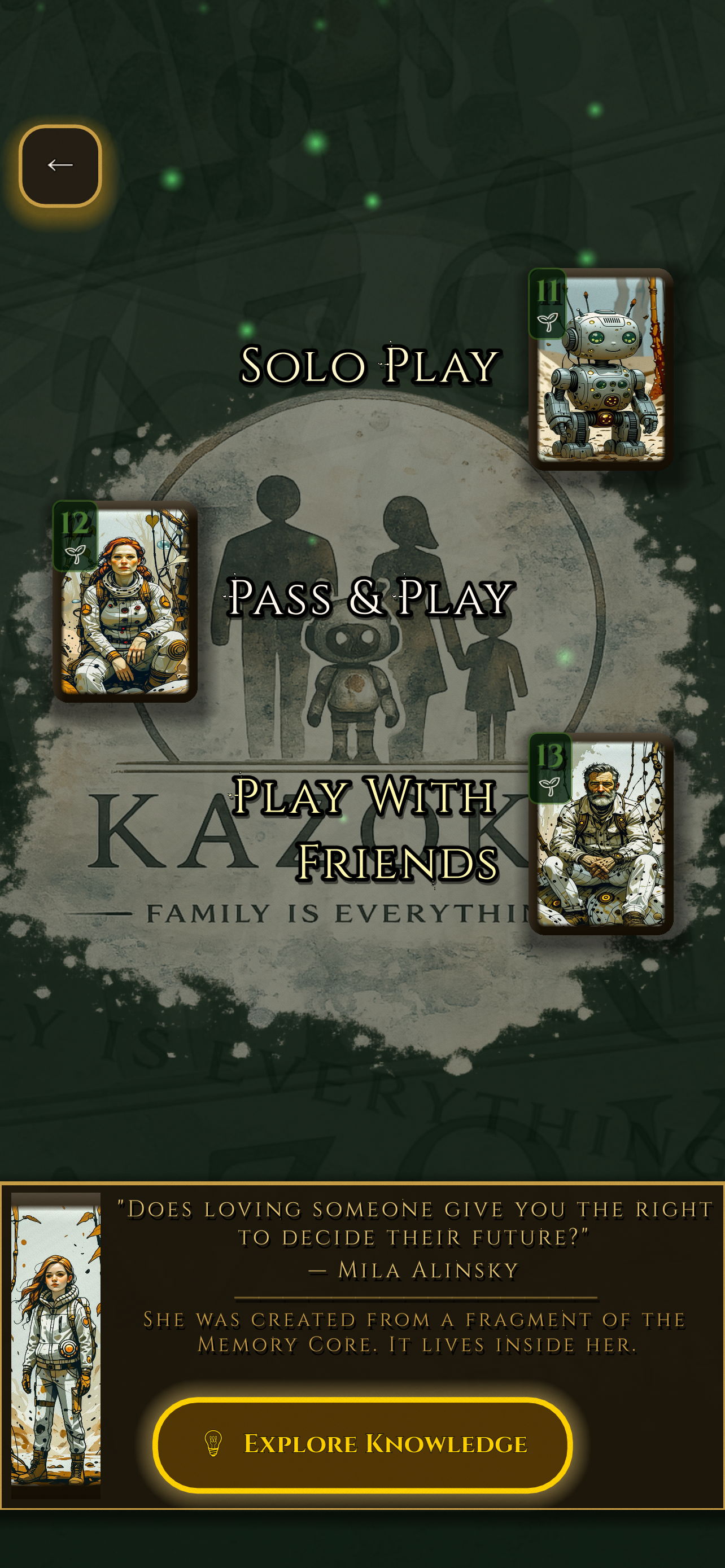 Kazoku space theme