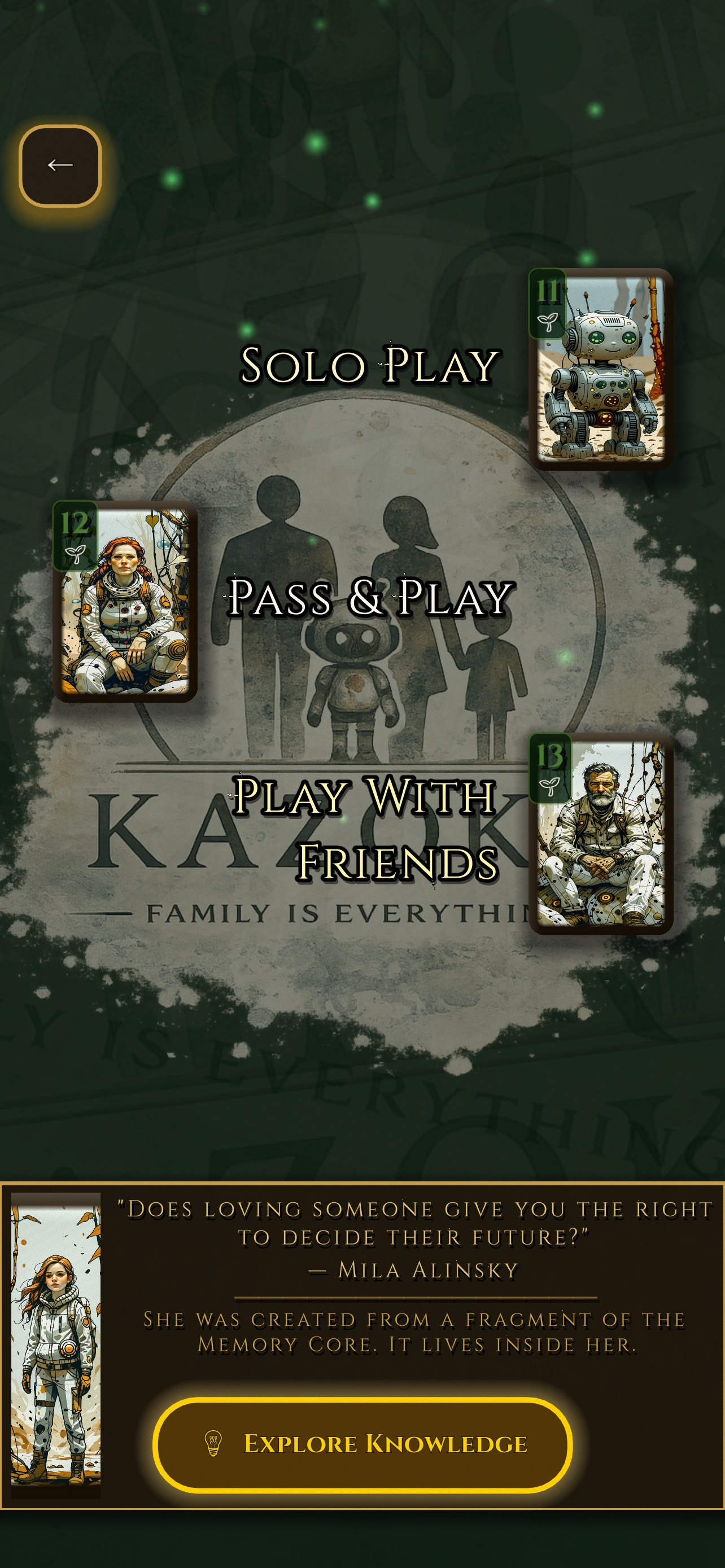 Kazoku space theme